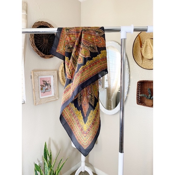 Accessories - Vintage Silk Square Scarf